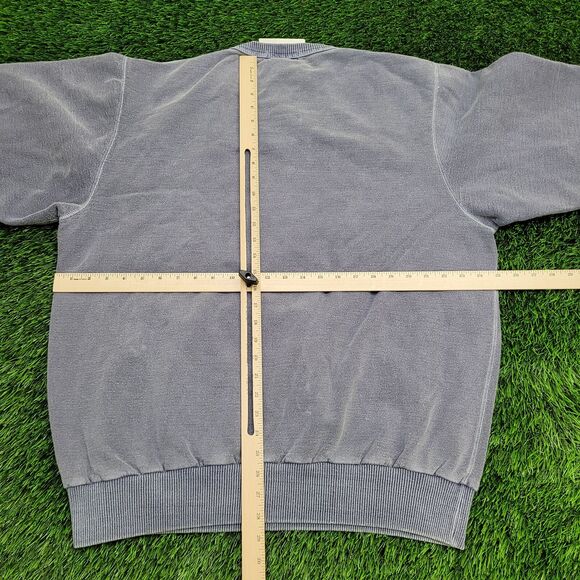 Vintage Michigan Wolverines Sweatshirt Large 25x28 Blue - Picture 4 of 12